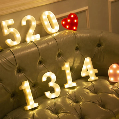 Alphabet & Number LED Night Lights – Personalized Letter Lamps for Birthday Parties, Weddings, Bedrooms, Wall Decor & Home Decorations