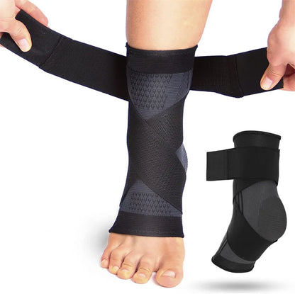 Tobillera de soporte ajustable – Correa de nailon de compresión para proteger el tobillo en running, fútbol, baloncesto, gimnasio y entrenamiento deportivo