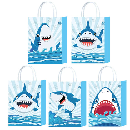 Bolsas de regalo de papel kraft de 5/10/25/50 piezas con asas – Bolsas de regalo y dulces de 10 colores para cumpleaños, bodas, baby showers y empaques de regalo