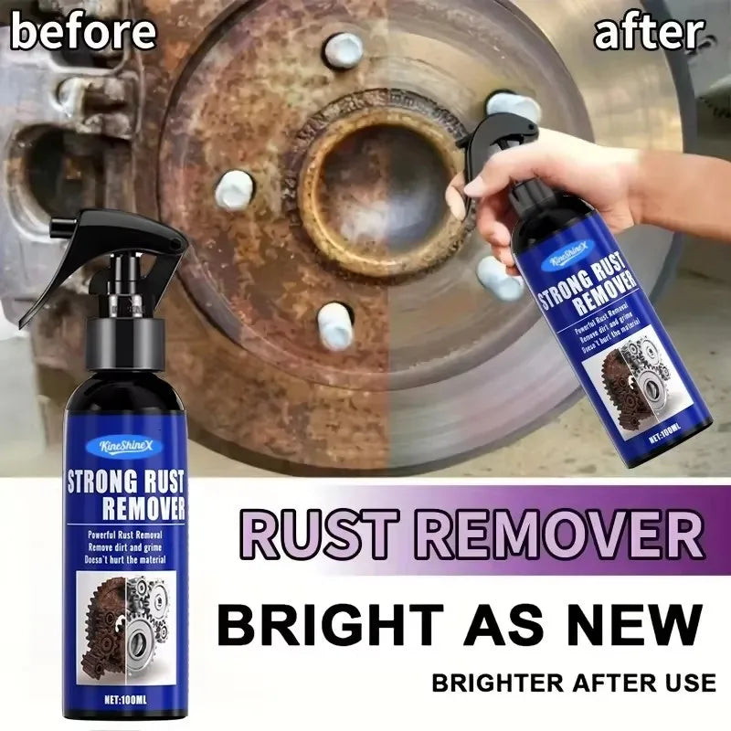 Automotive Rust Remover Spray – Fast-Acting Metal & Iron Rust Cleaner for Car Parts, Exhaust Pipes, Tools & Stain Removal