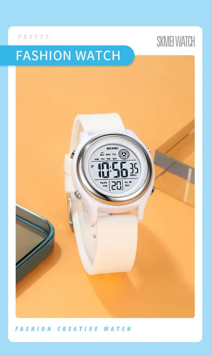 SKMEI 2094 Waterproof Shockproof Digital Sport Watch (Women’s Luxury Countdown Stopwatch)