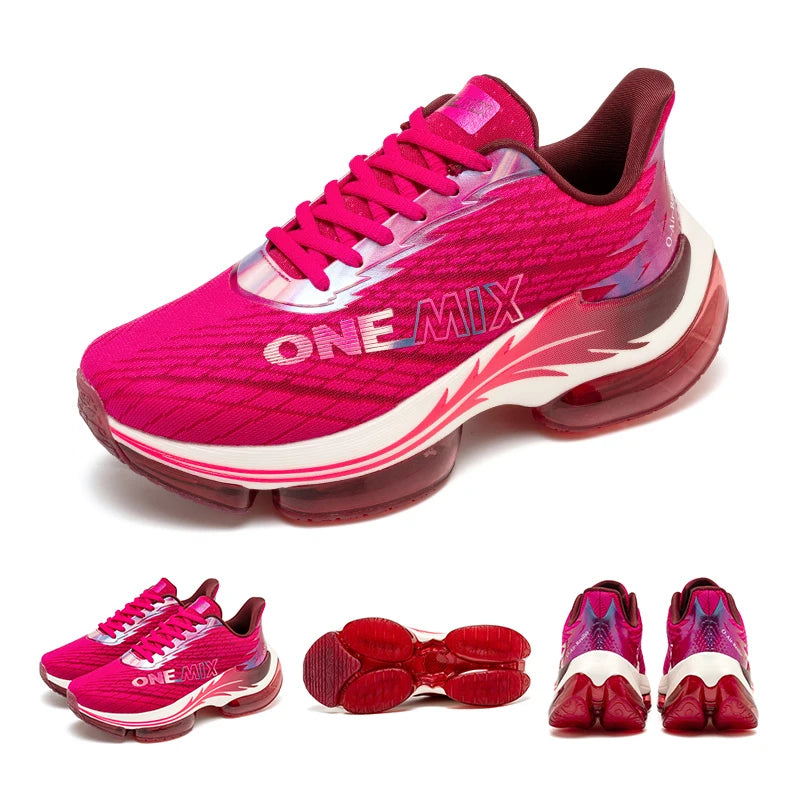 Chaussures de course à coussin d'air pour hommes – Baskets athlétiques en maille respirante, chaussures légères de marche et de sport en extérieur EU 35-47