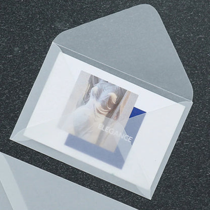 Lot de 50 enveloppes vierges translucides pour invitations, cartes postales, cartes de mariage, courriers professionnels et cartes cadeaux