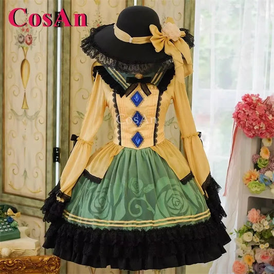Disfraz de Komeiji Koishi de Touhou Project – Elegante Traje Formal Dulce para Cosplay de Juegos, Fiesta, Halloween y Juegos de Rol