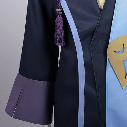 Cosmic Princess Kaguya Inspired Cosplay Costume – Cyberpunk Priest Uniform Full Set for Men Halloween, Carnival & Party Roleplay