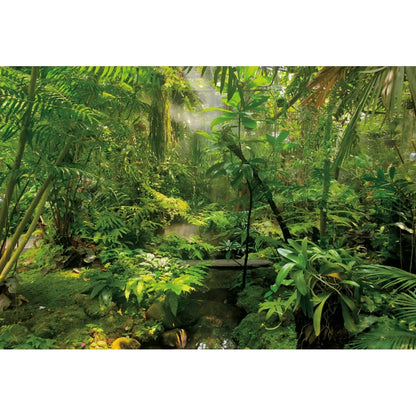 Tropical Jungle Rainforest Backdrop – Spring Forest Photography Background for Camping, Adventure, Birthday Parties & Photo Studio Decor