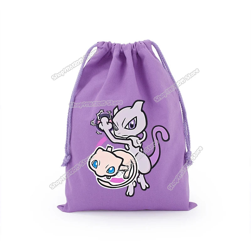 Pokémon Drawstring Storage Bags – Pikachu, Squirtle, Charmander & Charizard Party Gift Pouch