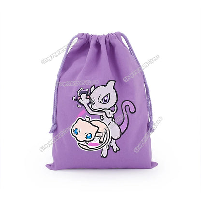 Pokémon Drawstring Storage Bags – Pikachu, Squirtle, Charmander & Charizard Party Gift Pouch