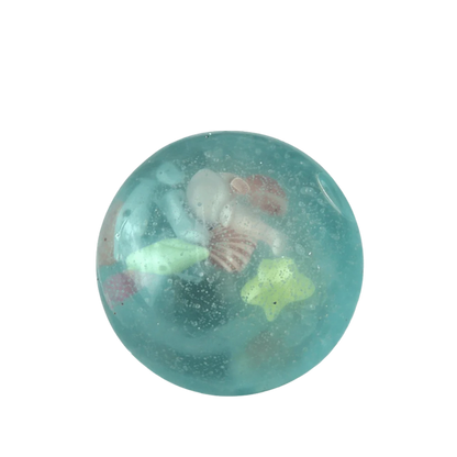 Blue Coconut Oil Squishy Ball – Soft Transparent Quick-Rebound Squeeze Toy, Slow Rising Stress Relief Maltose Squishy Fidget Toy
