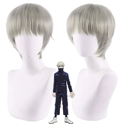 Synthetic Anime Cosplay Wig – Black Spiky Style Inspired by Classic Heroes (Party & Game Costume Hairpiece)