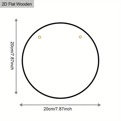 2D Wooden Christmas Pendant – Snowman with Gifts & Flashing Lights Design for Xmas Tree, Home & Holiday Decor