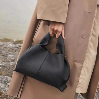 Women's Hobo Shoulder Bag – Soft Pebbled Leather Top-Handle Purse with Adjustable Strap for Work, Travel & Everyday Outfits