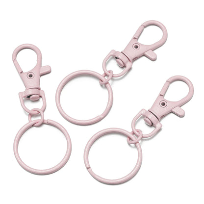 5–10 Piece Multicolor Keyring Lobster Clasp Hooks with Adjustable Buckles – DIY Keychain, Bag Charm, Doll & Jewelry Making Accessories