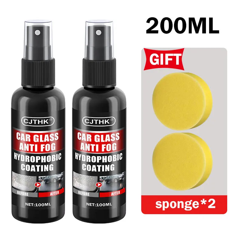 Spray repelente de lluvia Nano Glass – Revestimiento hidrofóbico para parabrisas y eliminador de películas de aceite para automóviles