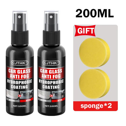 Spray repelente de lluvia Nano Glass – Revestimiento hidrofóbico para parabrisas y eliminador de películas de aceite para automóviles