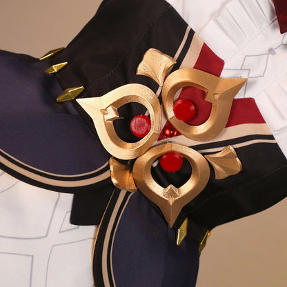 Sandrone Cosplay Costume – Genshin Impact Uniform Set with Wig | Carnival & Masquerade Outfit for Women