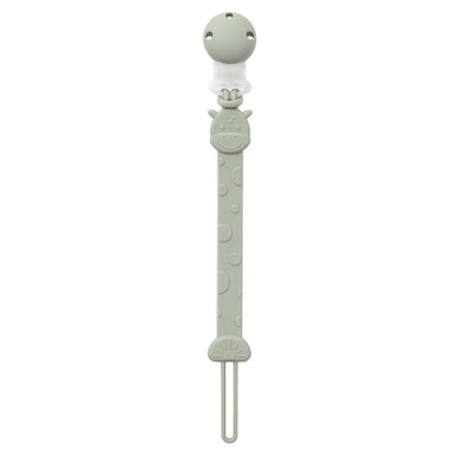 Clip de Chupete de Silicona sin BPA – Sujetachupetes de Una Sola Pieza para Bebés Niños y Niñas de 3+ Meses, Accesorio Seguro para Bebés