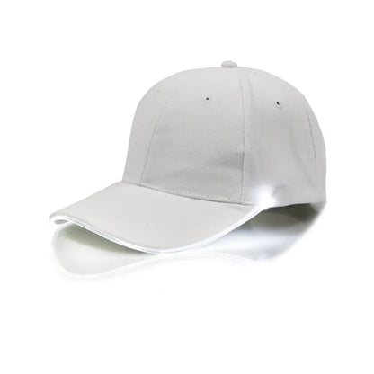Fiber Optic LED Baseball Cap – 7-Color Luminous Light-Up Hat with USB Rechargeable Design for Parties, Performances & EDC