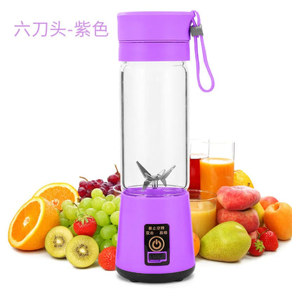Mini Portable USB Juicer Blender – Electric Fruit Mixer & Multifunction Juice Maker for Smoothies, Milkshakes and Food