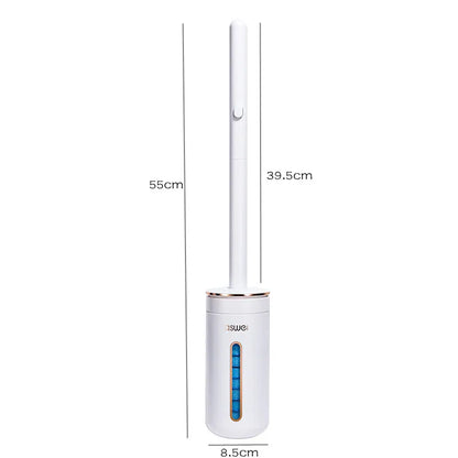 Wall Mounted Disposable Toilet Brush – Replaceable Toilet Cleaning Brush Set, Hygienic WC Scrubber Tool with Bathroom Storage Holder, Modern Bathroom Cleaning Accessory