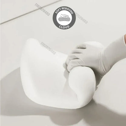 Almohada Ergonómica de Soporte Lumbar de Espuma Viscoelástica para Asiento de Coche, Silla de Oficina, Sillón Reclinable y Cama – Cojín de Apoyo para Aliviar el Dolor de Espalda Baja