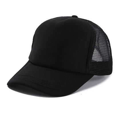 Gorra Trucker de Malla de 5 Paneles con Logotipo Personalizado – Gorra de Béisbol Ajustable para Hombres y Mujeres, Equipos Deportivos y Uso al Aire Libre en Verano