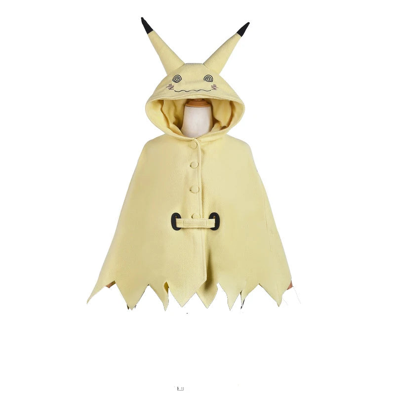 Mimikyu Anime Cosplay Costume – Women’s Dress-Up Outfit for Halloween, Comic-Con & Carnival (Complete Coser Prop Set, Adult Size)