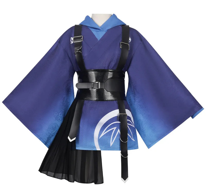 Cosmic Princess Kaguya Cosplay Costume Set with Wig & Cloak for Women