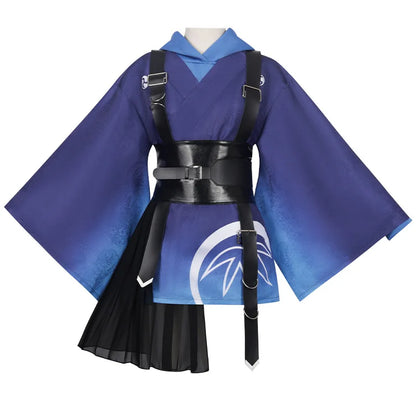 Cosmic Princess Kaguya Cosplay Costume Set with Wig & Cloak for Women