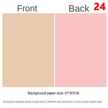 Tablero de fondo fotográfico de doble cara 57 × 87 cm – Fondo de color liso para fotografía de producto y recién nacido