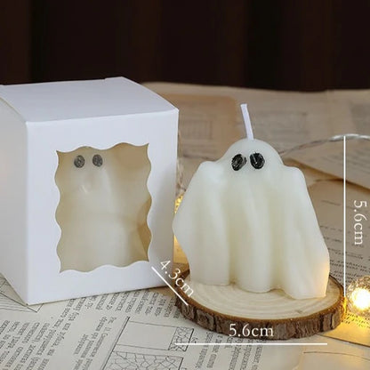 Halloween Ghost Scented Candle – Creative Wax Ghost Candle for Aromatherapy, Home Decoration & Premium Holiday Gifts