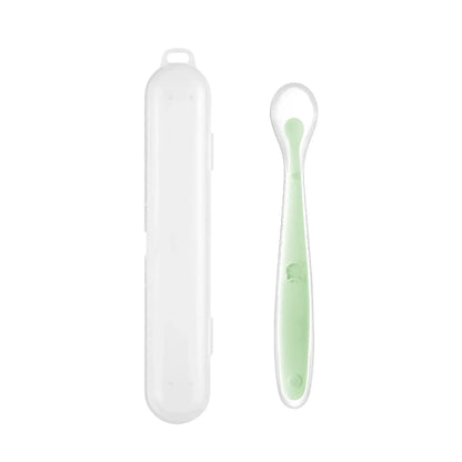 Soft Silicone Baby Feeding Spoon – Gentle Training Spoon for Infants, Toddlers & Baby-Led Weaning