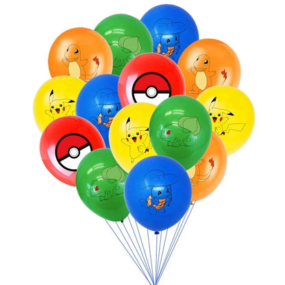 Pokémon Pikachu Birthday Party Decorations Tableware Set – Paper Cups, Plates, Tablecloth, Straws, Banner & Napkins for Kids Party Supplies