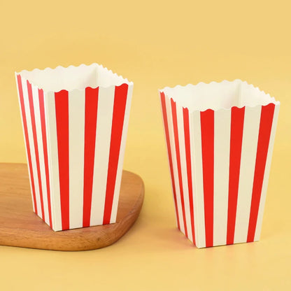 20/50PCS Popcorn Boxes & Fries Cups for Movie Night, Kids Birthday Parties, Weddings, Christmas & Snack Party Favors