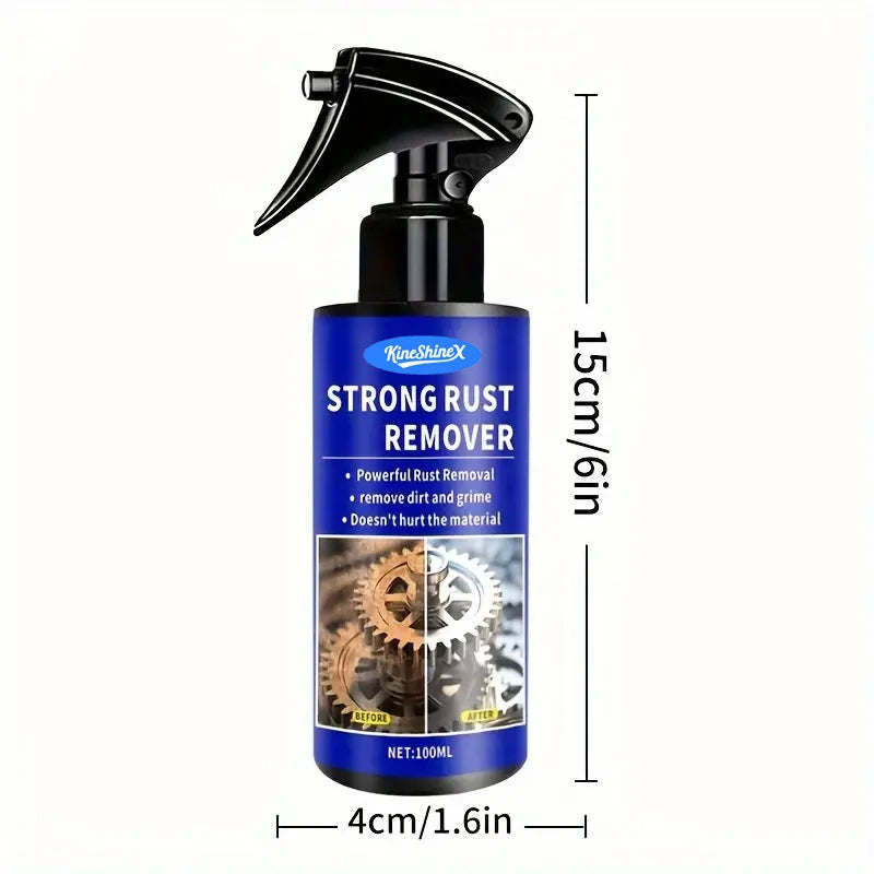 Automotive Rust Remover Spray – Fast-Acting Metal & Iron Rust Cleaner for Car Parts, Exhaust Pipes, Tools & Stain Removal