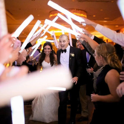 Juego de recuerdos LED para bodas – Gafas luminosas, pulseras que brillan en la oscuridad y anillos parpadeantes para bodas