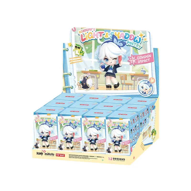 POP MART Genshin Impact Academy’s Light Shadow Poetry Series – Mystery Blind Box Cute Anime Figure, Desktop Collectible Doll & Guess Bag Toy