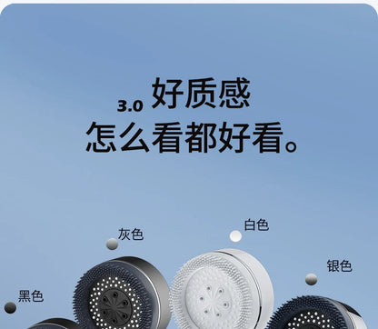 Cabezal de ducha filtrado Supercharged – Pulverizador de ducha ajustable de 4 modos de ahorro de agua, cabezal de ducha de baño de alta presión con filtro de sellado de agua y ajustes de pulverización multifuncionales