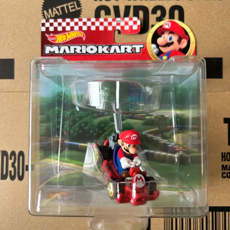 Hot Wheels Mario Kart Moto volante Personnage-véhicule – GVD30 Véhicule de collection pour enfants et collectionneurs