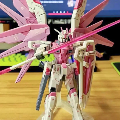 HG 1/144 ZGMF-X10A Freedom Gundam Cherry Blossom Edition – Pink Color Scheme Mecha Assembly Model, Anime Action Figure & Collectible Gift