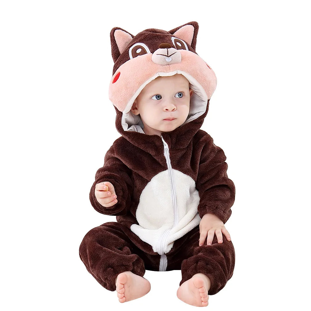 Wholesale Baby Costume Rompers – Winter Flannel Jumpsuit One-Piece for Girls & Boys, Toddlers & Kids