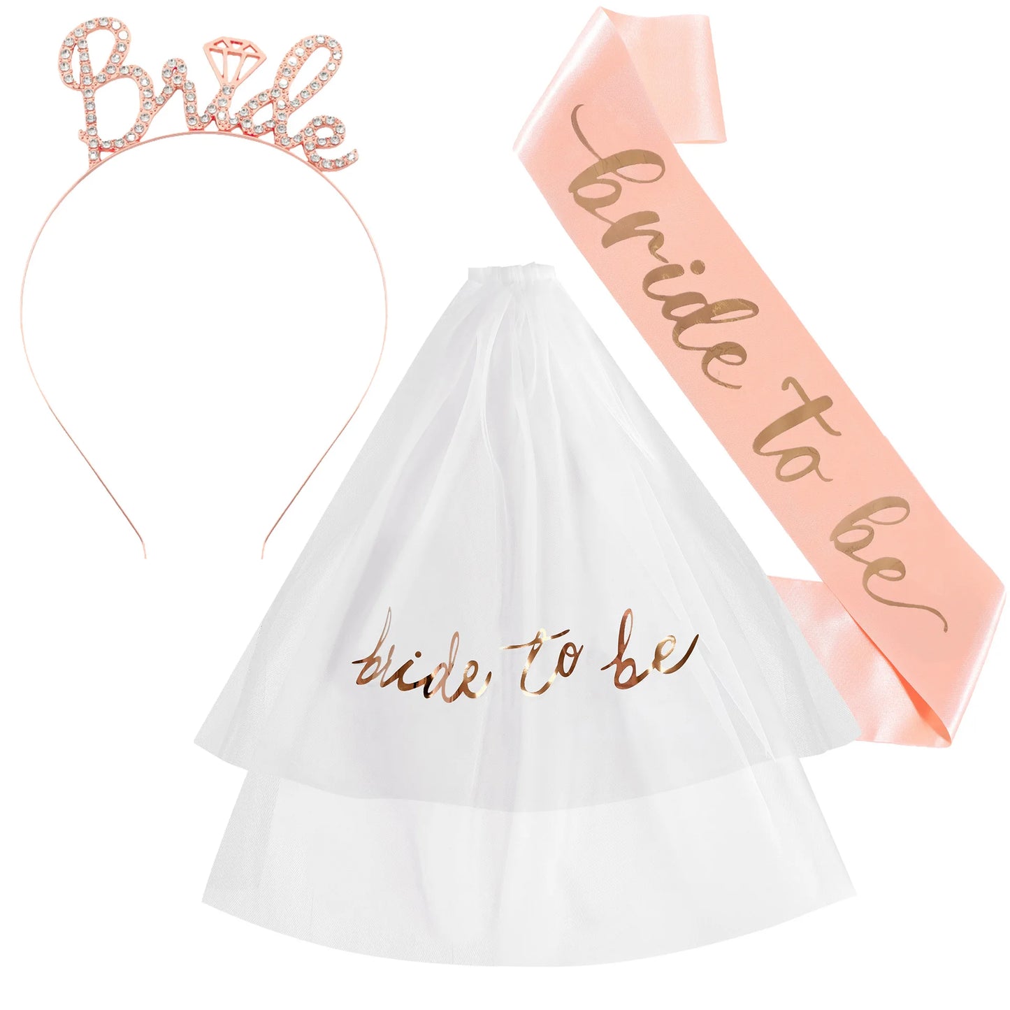 Bride-to-Be Bridal Sash – Bachelorette Party & Bridal Shower Wedding Accessory Gift