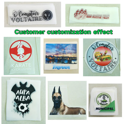 Custom DTF Heat Transfer Stickers – Ready to Press Logo & Photo Iron-On Transfers for Clothing | DIY Washable T-Shirt Thermal Patches