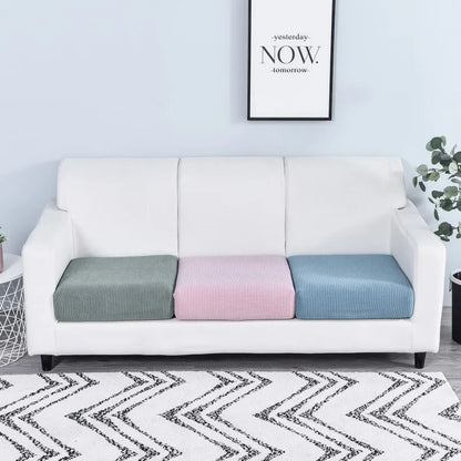 Polar Fleece Sofa Seat Cushion Cover – Stretch Furniture Protector for Pets, Kids & Living Room