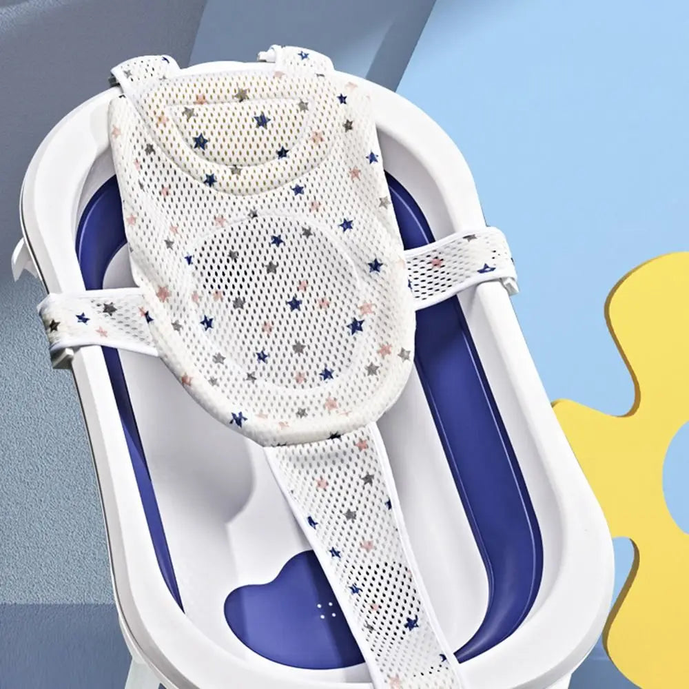 Coussin de support de bain réglable pour bébé – Siège de bain antidérapant pour nouveau-né pour baignoire, douche et bain pour bébé