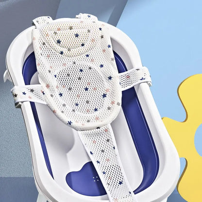 Coussin de support de bain réglable pour bébé – Siège de bain antidérapant pour nouveau-né pour baignoire, douche et bain pour bébé