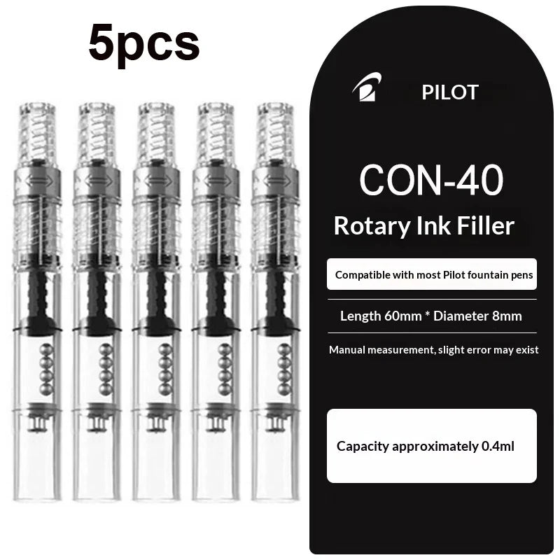 Pluma Estilográfica Pilot Kakuno – Bolígrafo de Escritura Antideslizante Fácil de Usar para Principiantes con Agarre Suave para Caligrafía, Diarios, Oficina y Colección de Papelería