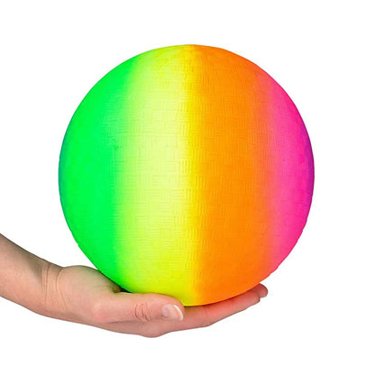 Kickballs Playground Balls – 8.5 Inch Rainbow Basketball & Soccer Toy for Children, Outdoor Sports Games & Kindergarten Play Equipment