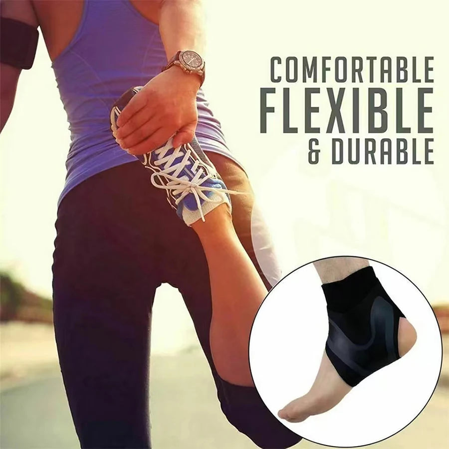 WRELS Sports Ankle Brace – Adjustable Compression Support Sleeve with Breathable Elastic Strap for Fitness & Athletics