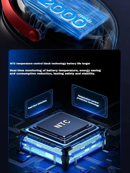 Casque de Jeu Sans Fil MCHOSE V9 Pro 3 Modes – Casque d'Esports Bluetooth, 2.4 GHz & Filaire avec Microphone Anti-Bruit